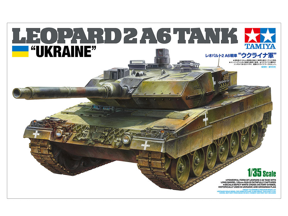 1/35 SCALE LEOPARD 2 A6 TANK "UKRAINE"