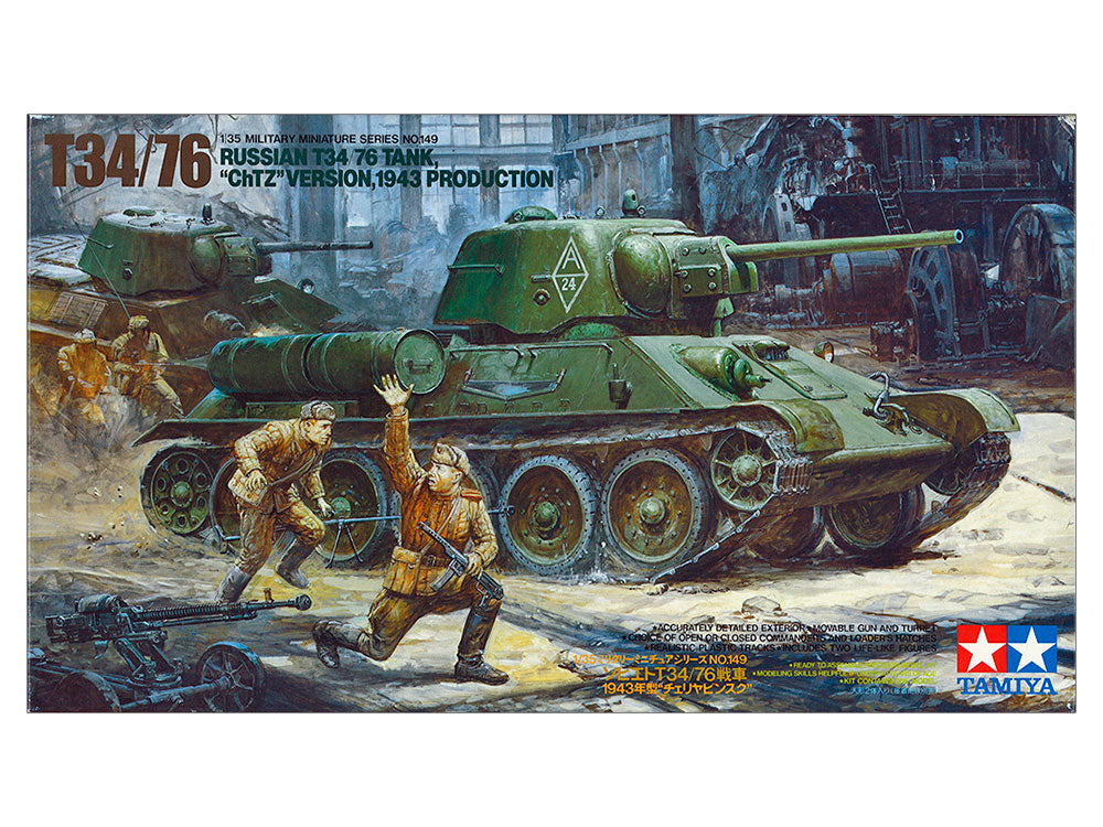 1/35 RUSSIAN T34/76 TANK "ChTZ" 1943 PRODUCTION