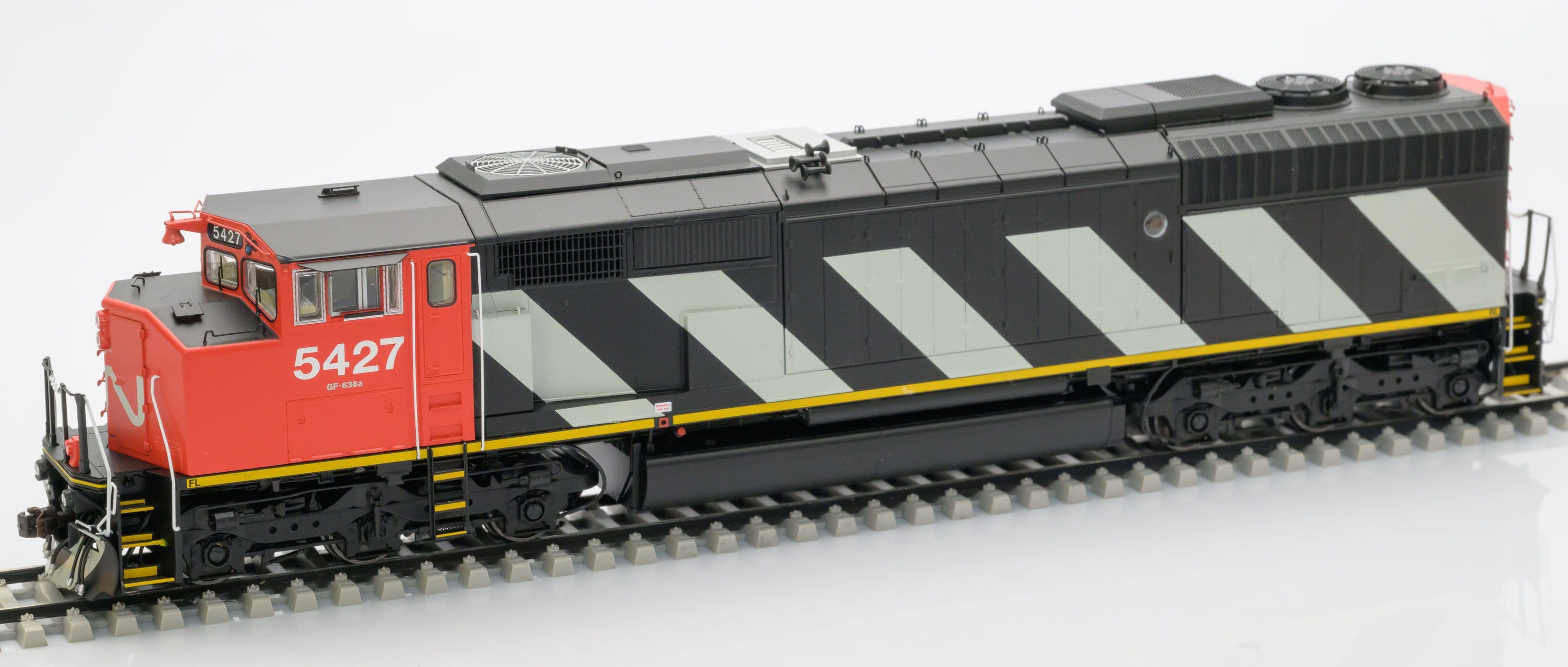 Aurora Miniatures  CN SD50F Stripes Scheme DCC & Sound