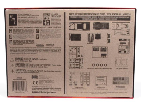 AMT 1968 PLYMOUTH ROAD RUNNER CUSTOMIZING KIT 1:25 SCALE MODEL KIT