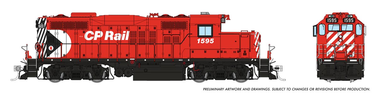 Rapido Ho Scale GMDD GP9u CP Rail Multimark DCC Ready *Reservation*