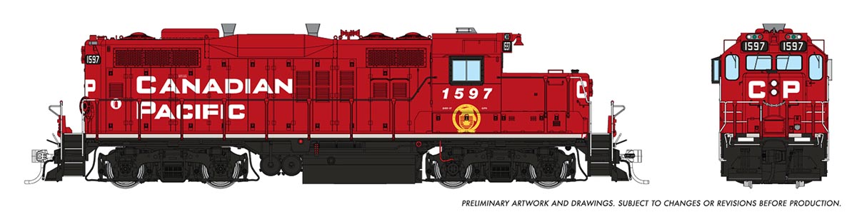 Rapido Ho Scale GMDD GP9u Canadian Pacific Beaver Scheme DCC & Sound  *Reservation*