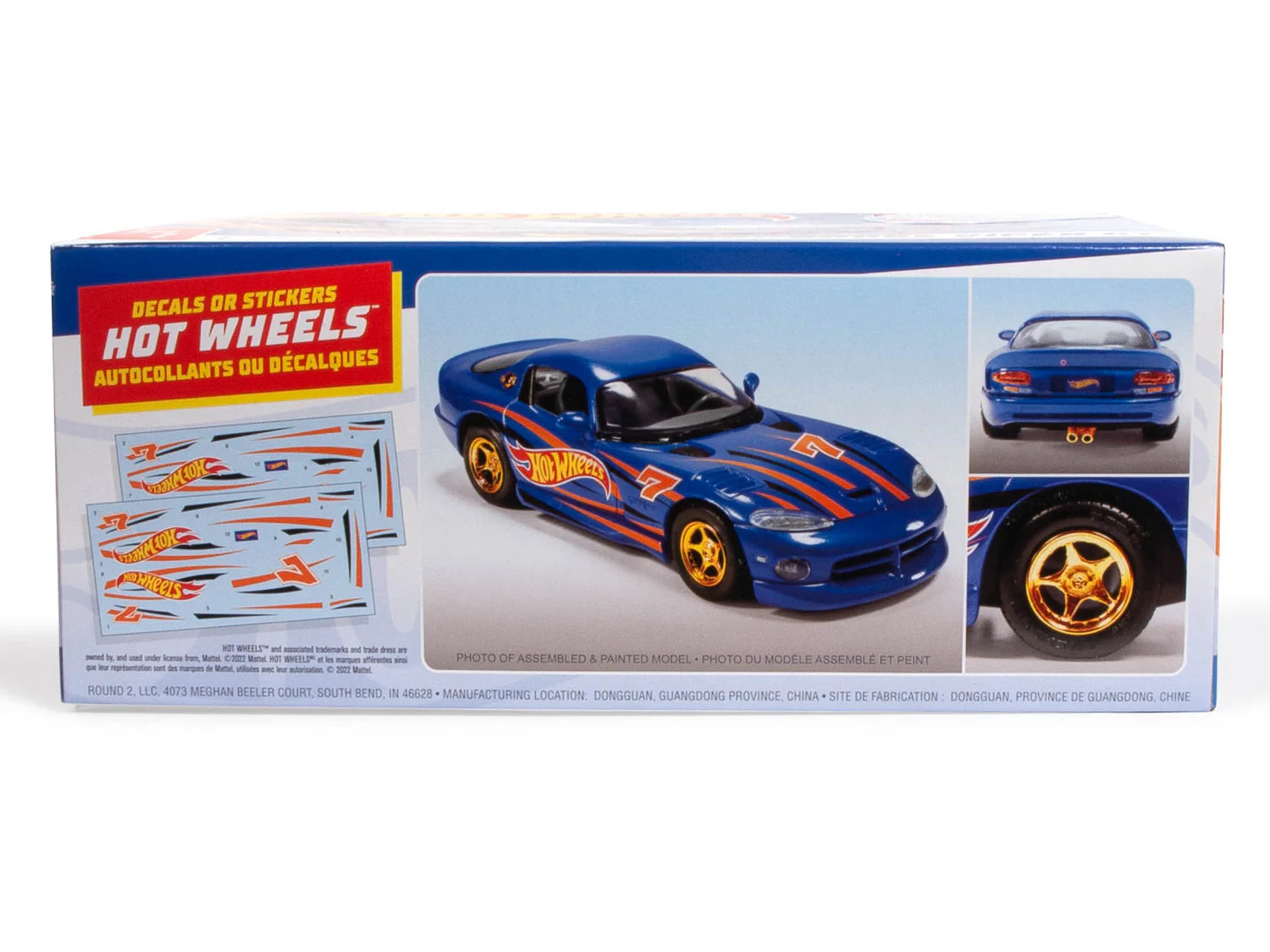 AMT Hot Wheels 1997 Dodge Viper GTS Snap 1:25 Scale Model Kit