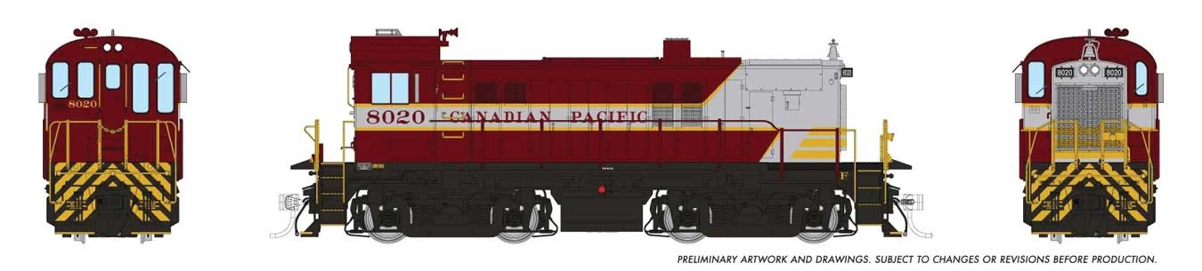 Rapido Ho Scale Canadian Pacifc RS-23 Block Scheme DCC Ready *Reservation*