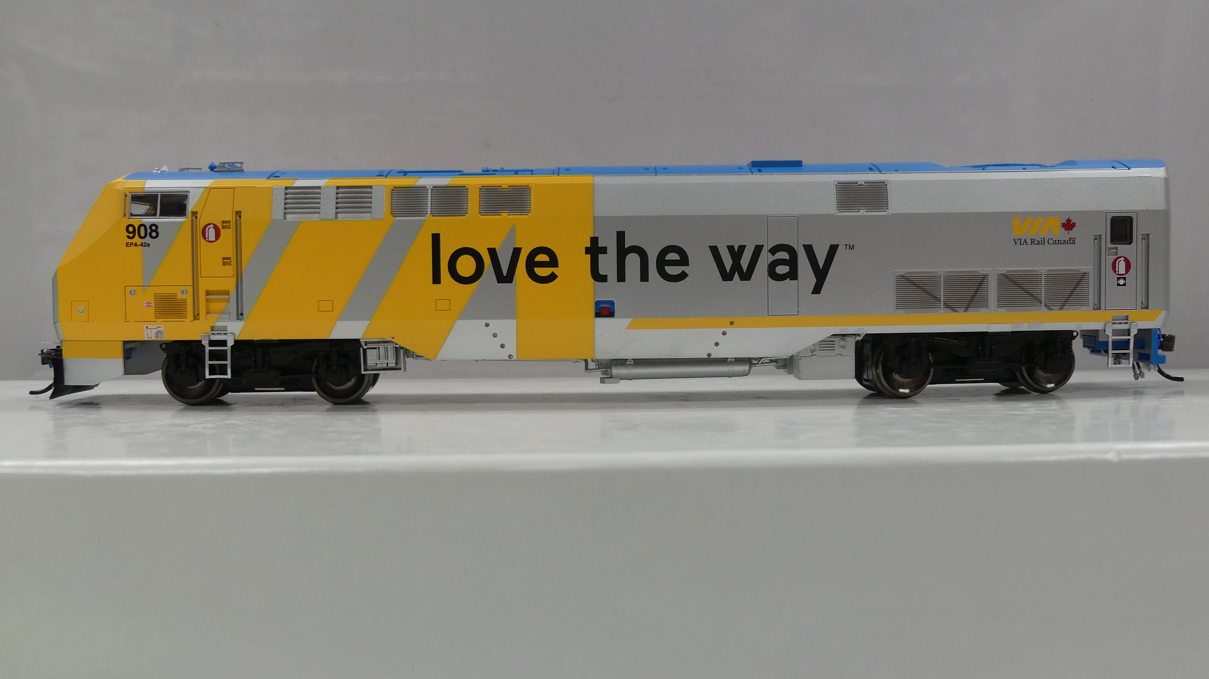 Athearn Genesis HO Scale P42DC VIA Rail "Love The Way" DCC Ready