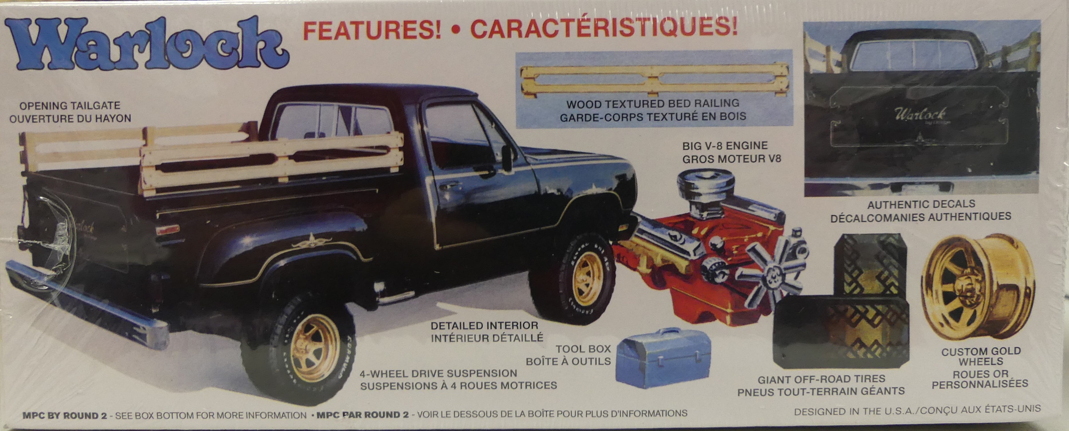MPC 1977 Dodge Warlock Pickup 1:25 Scale Model Kit