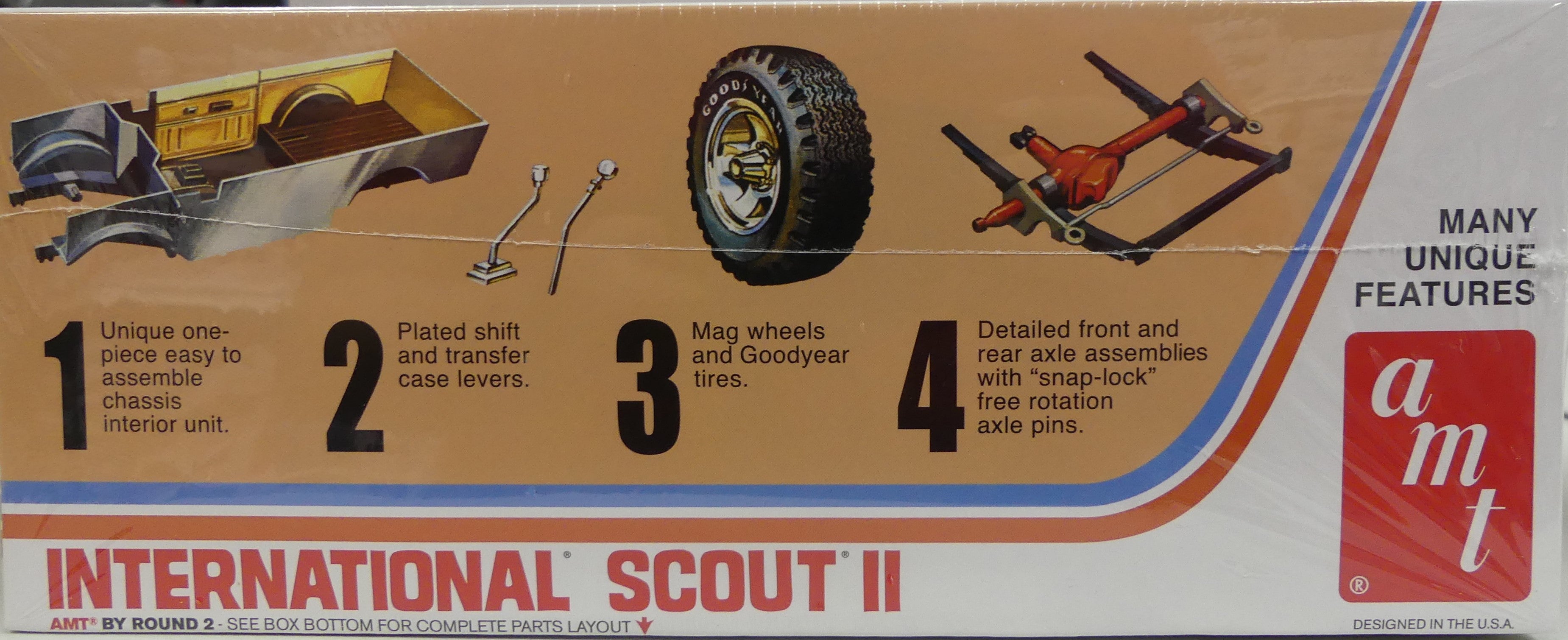 AMT 1977 INTERNATIONAL HARVESTER SCOUT II 1:25 SCALE MODEL KIT