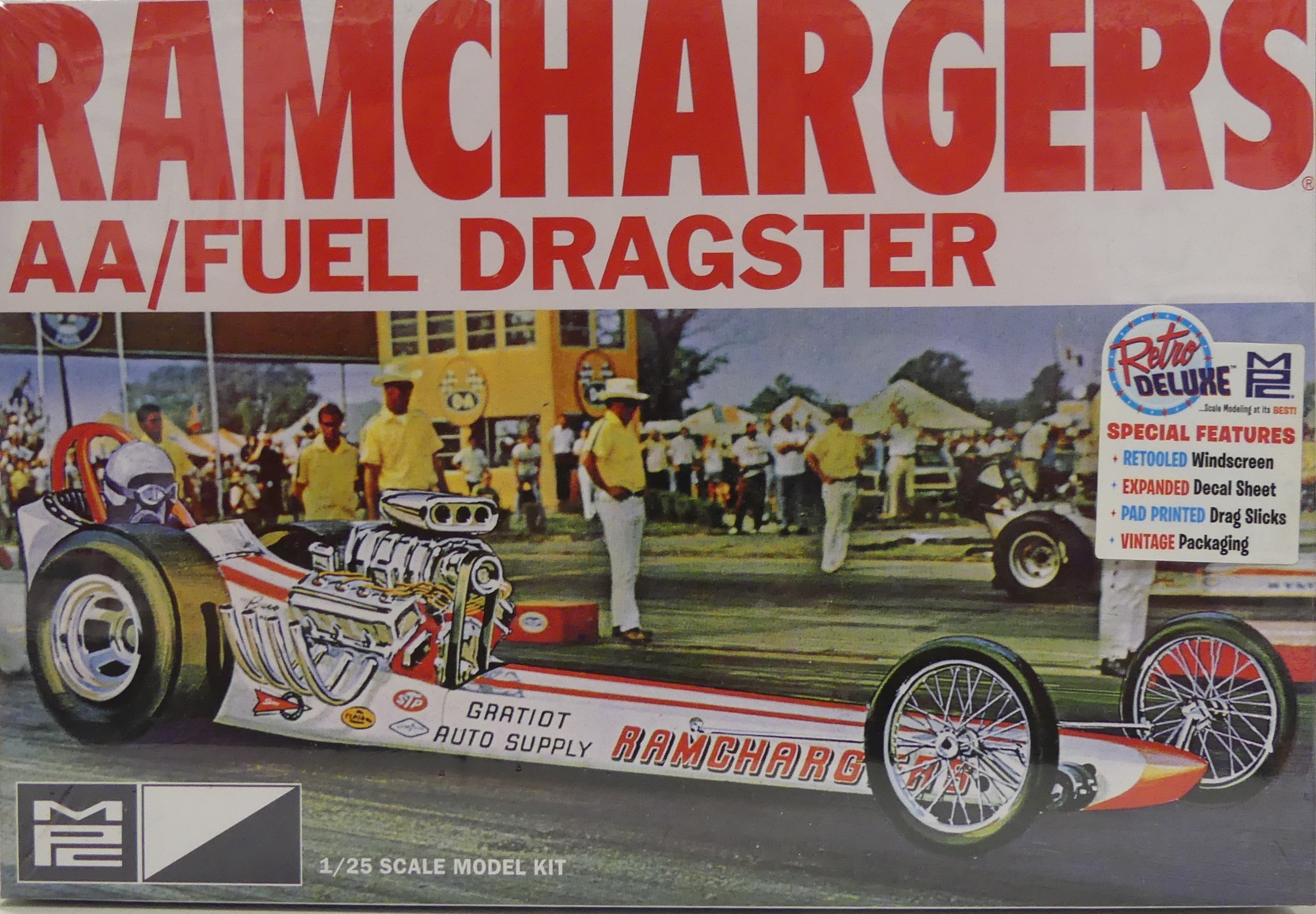 MPC RAMCHARGERS AA/FUEL Front Engine Dragster Plastic Model Kit 1:25