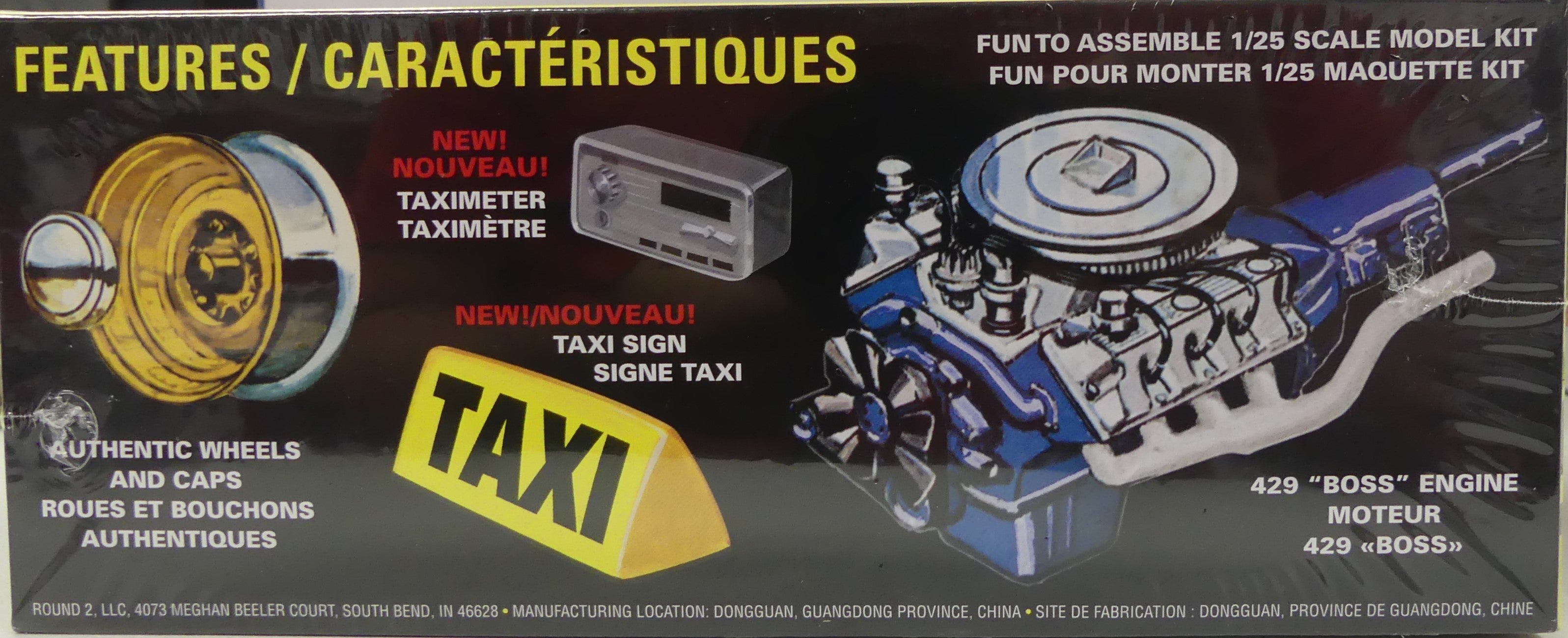 AMT 1970 Ford Galaxie Taxi 1/25