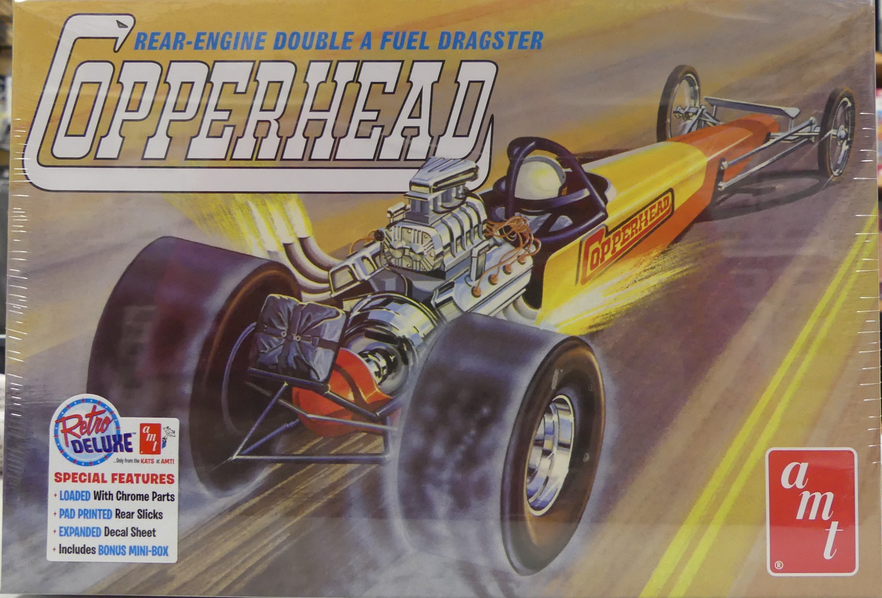 AMT Copperhead Rear-Engine Dragster 1:25 Scale Model Kit