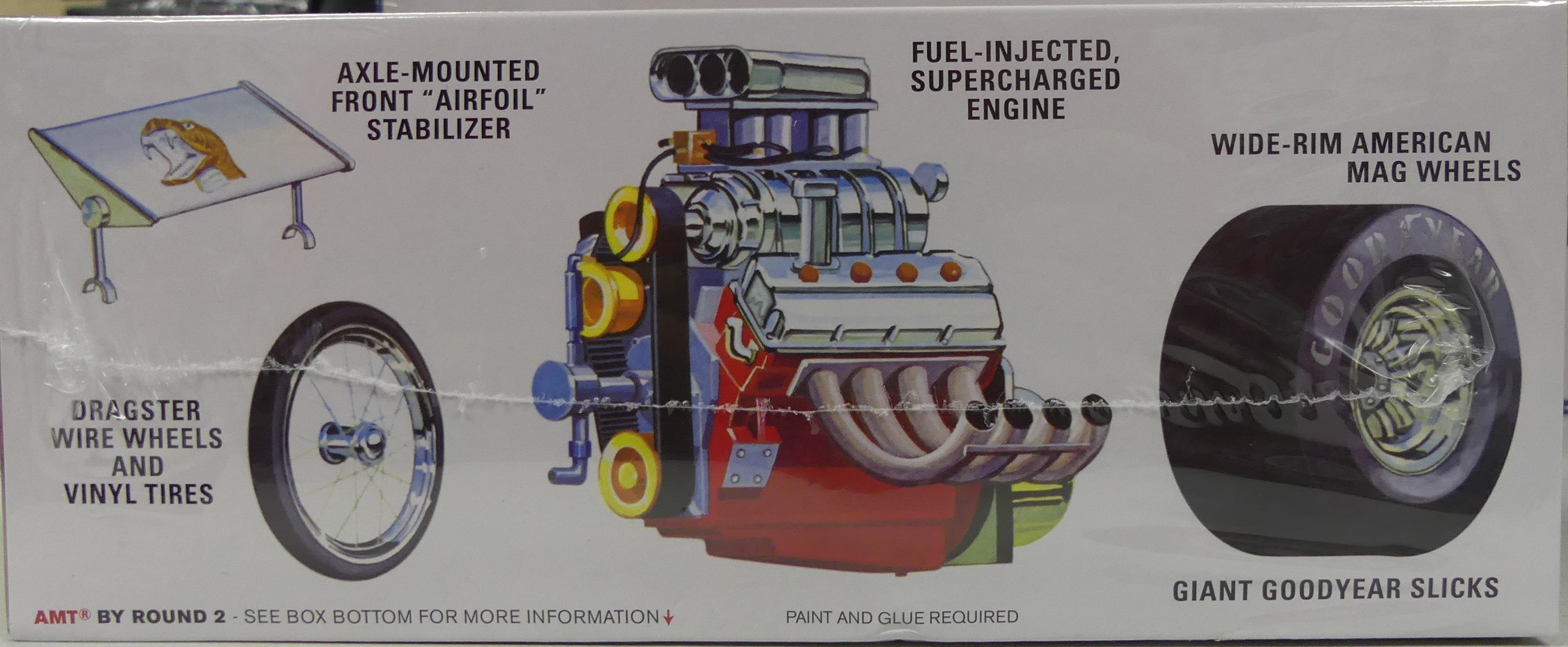 AMT Copperhead Rear-Engine Dragster 1:25 Scale Model Kit