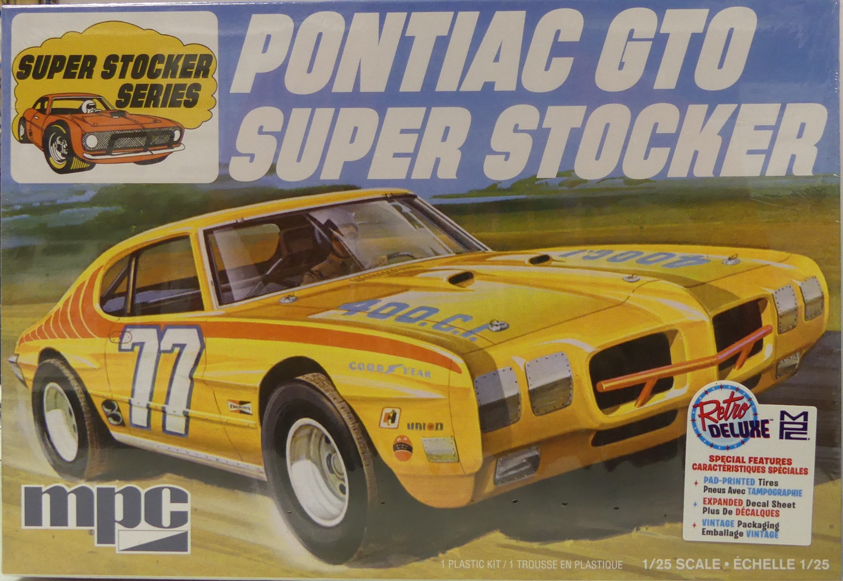 MPC 1970 PONTIAC GTO SUPER STOCKER 1:25 SCALE MODEL KIT