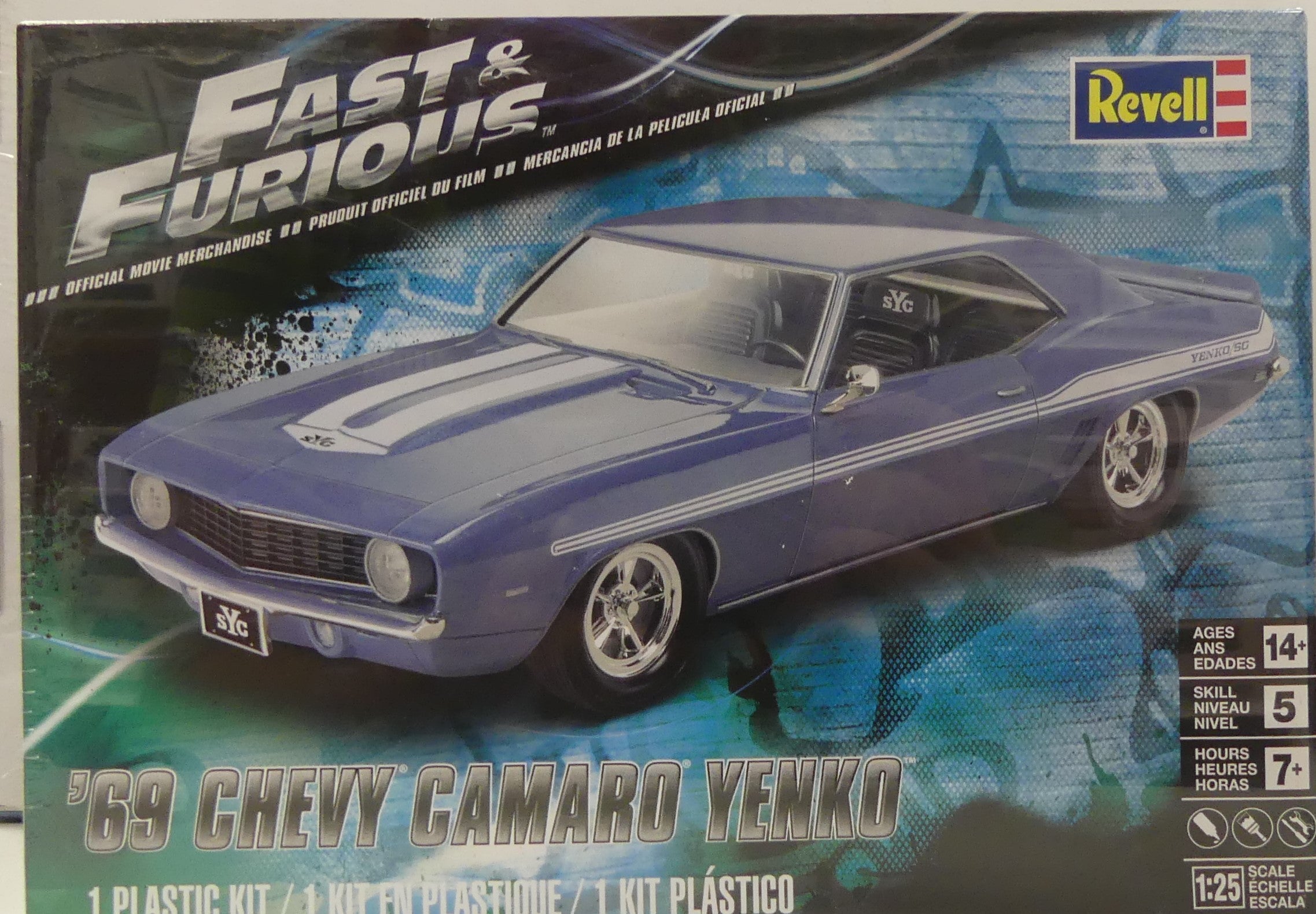 Revell 1/25 69' chevy camaro yenko
