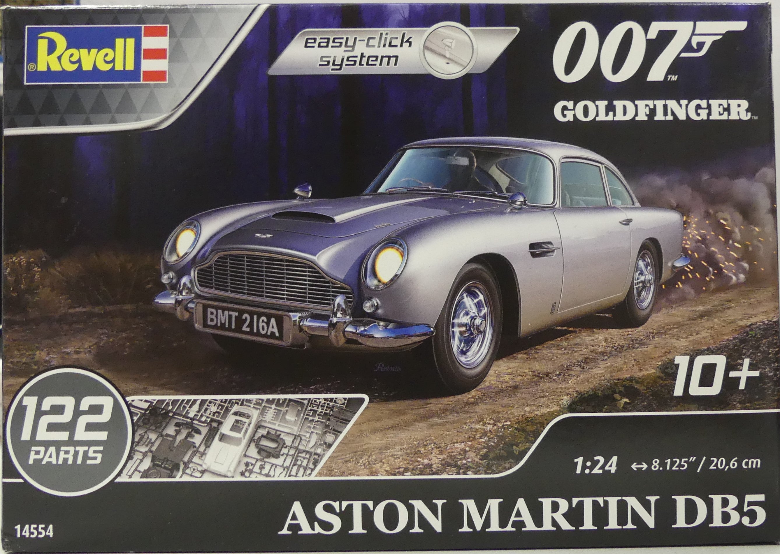 Revell 1/24 ASTON MARTIN DB5 JAMES BOND