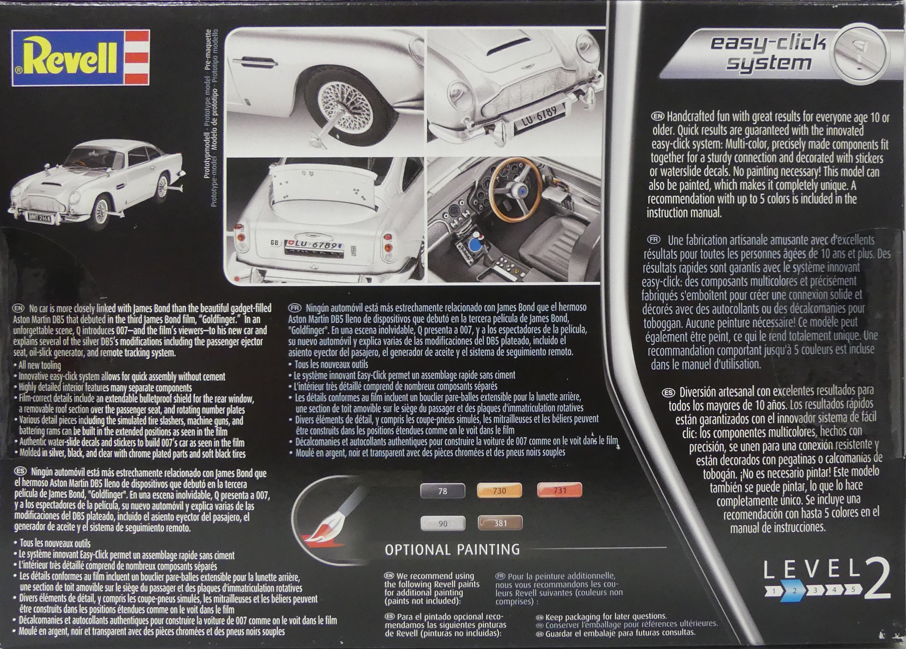 Revell 1/24 ASTON MARTIN DB5 JAMES BOND