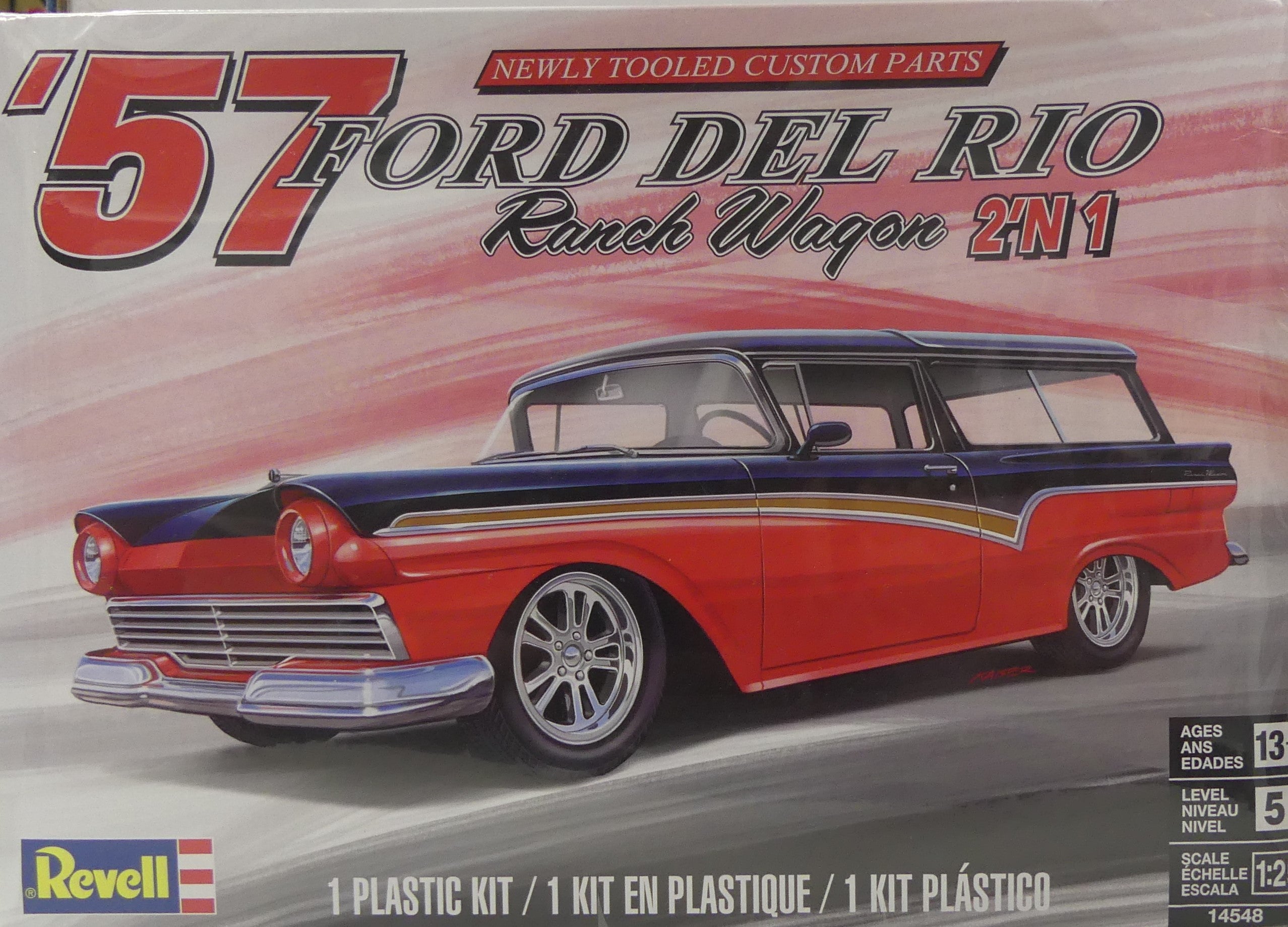 Revell 1/25 57 Ford Del Rio Ranch Wagon 2N1