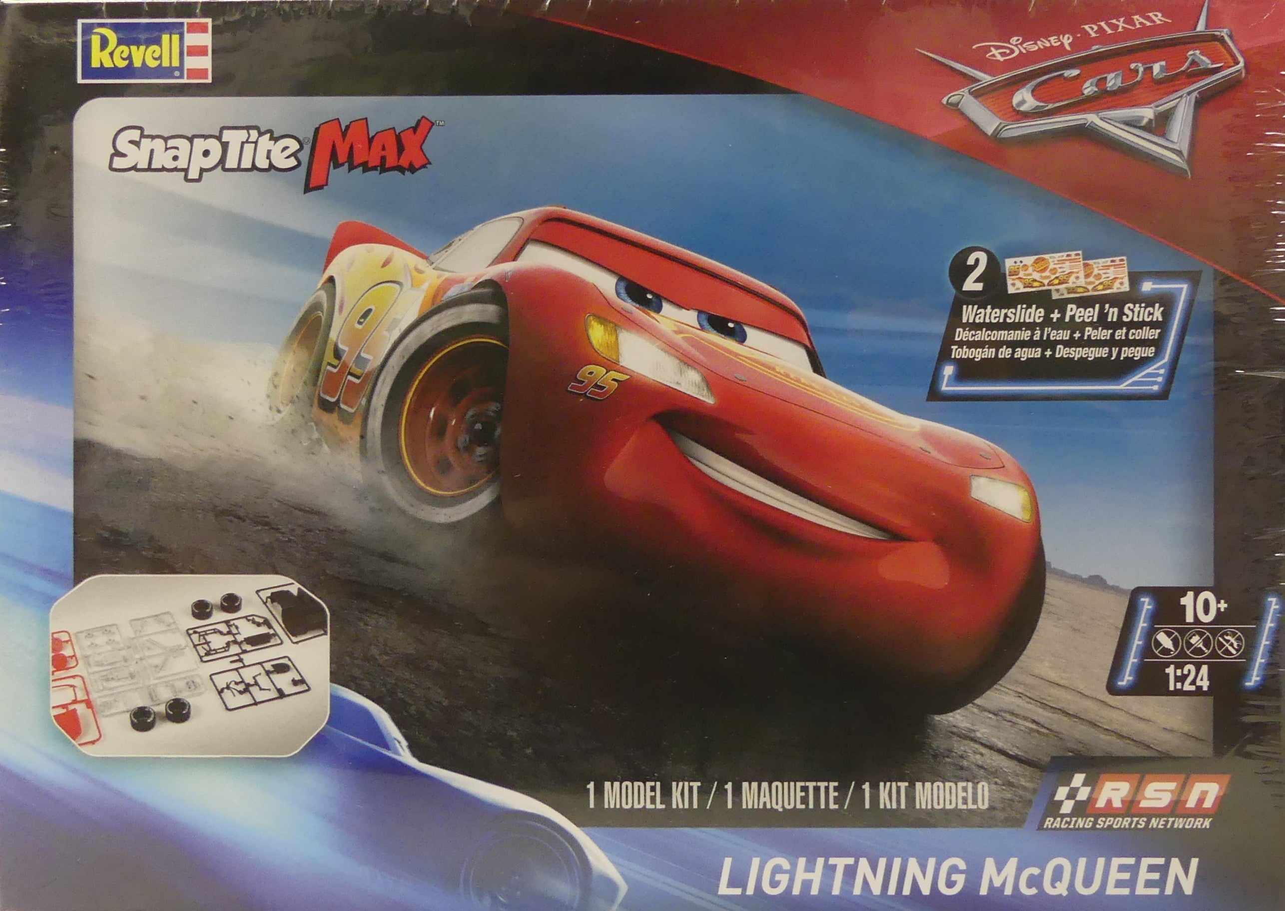 Revell 1/24 Lightning Macqueen Snap Tight