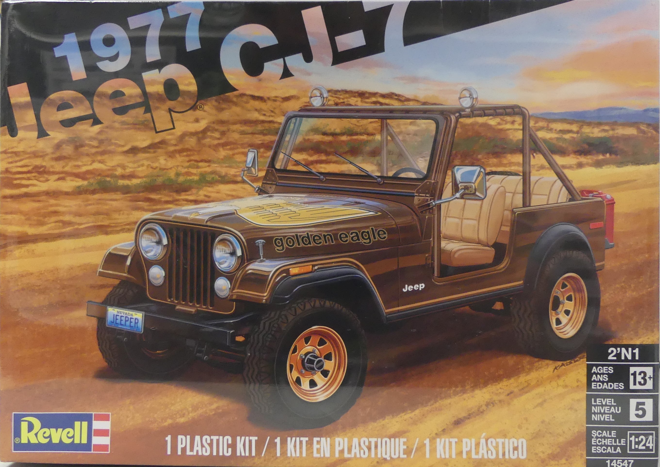 Revell 1/24 77 Jeep CJ7 2N1