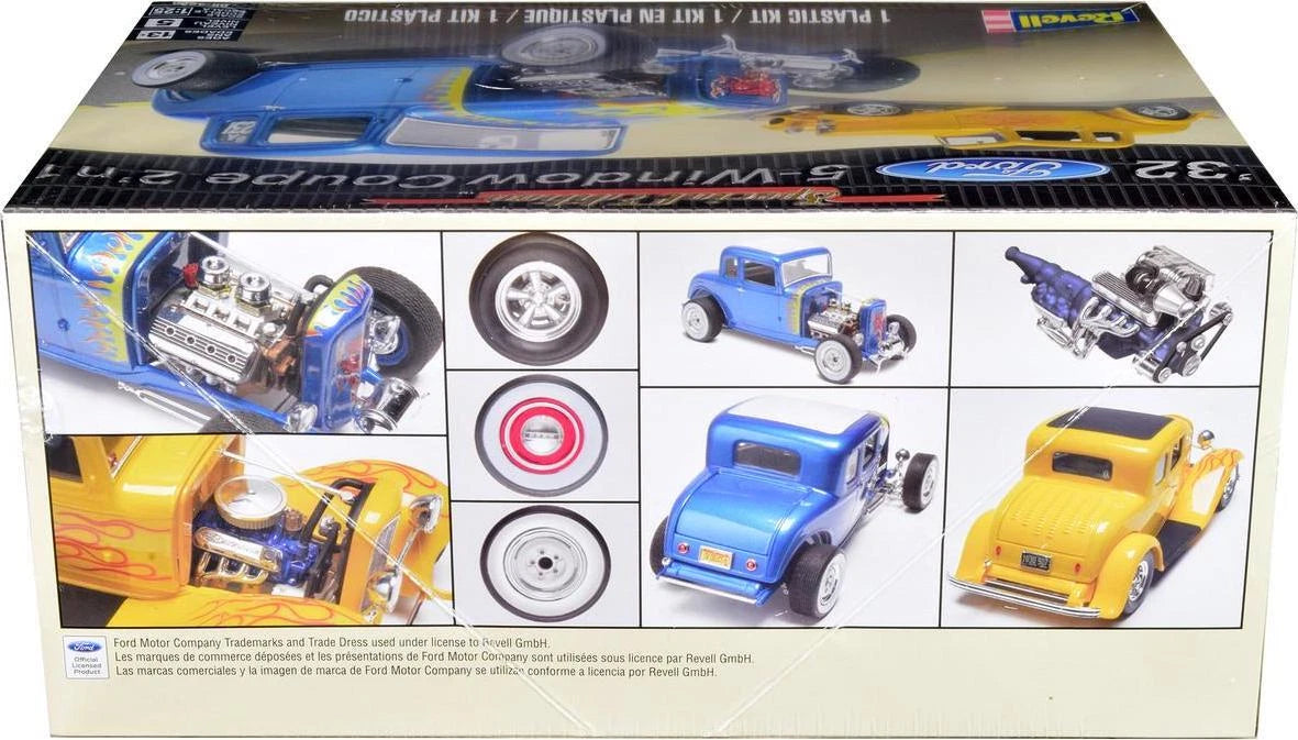 Revell 1/25 32 Ford 5-Window Coupe 2'n1