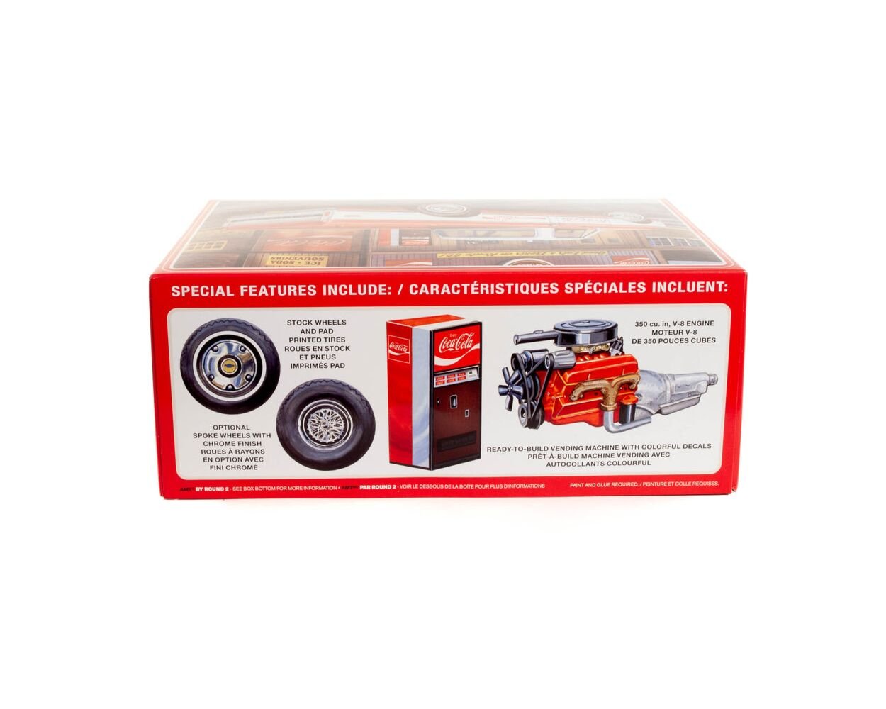 AMT 1972 CHEVY PICKUP W/VENDING MACHINE & CRATES COCA-COLA 1/25 SCALE MODEL KIT