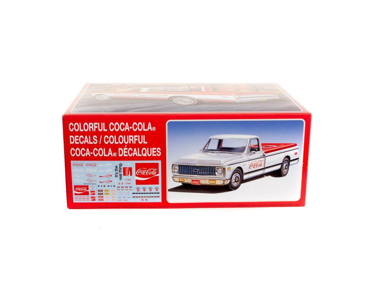 AMT 1972 CHEVY PICKUP W/VENDING MACHINE & CRATES COCA-COLA 1/25 SCALE MODEL KIT