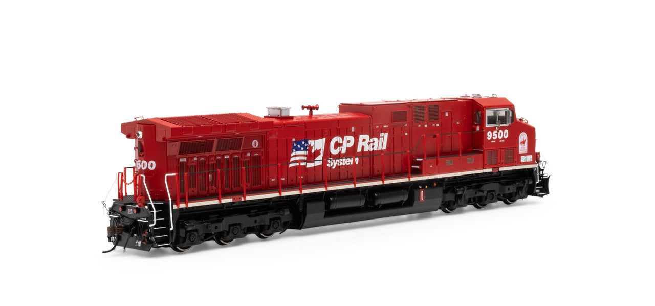 Athearn Genesis HO Scale AC4400CW Locomotive, CP Rail #9500 (RCMP Musical Ride) DCC Ready