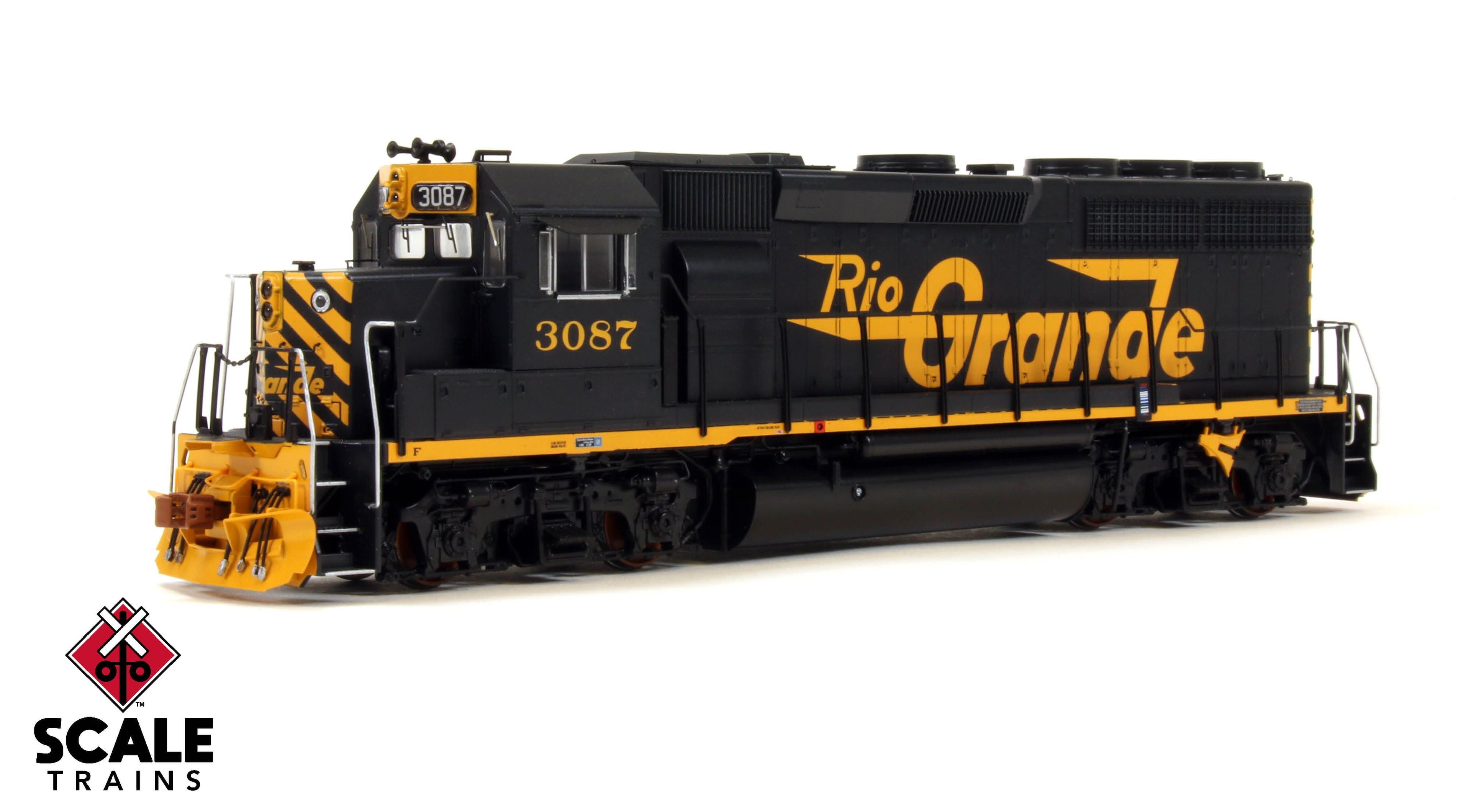 Scaletrains Rivet Counter Ho Scale GP40 DGR&W Rio Grande (Billboard Lettering) DCC Ready