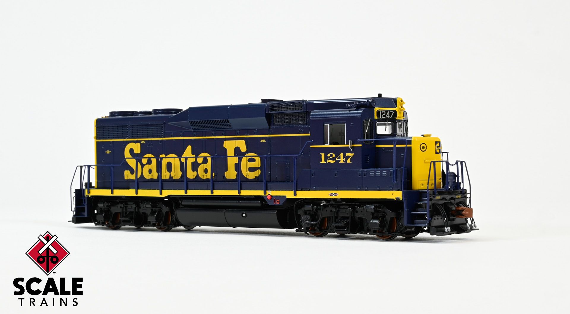 Rivet Counter HO Scale EMD GP30, Santa Fe/Pinstripe/As Delivered DCC & Sound