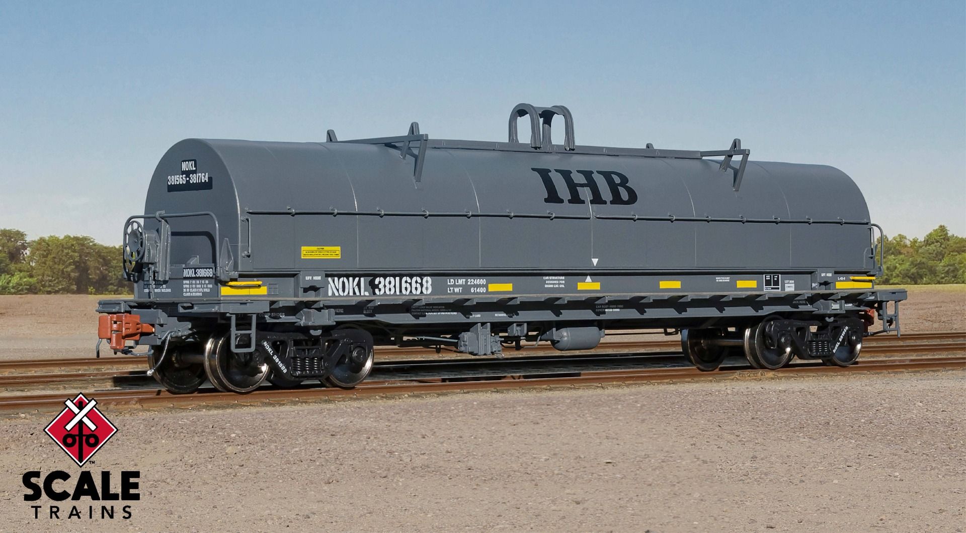 Rivet Counter HO Scale Thrall-Trinity 42’ Single-Hood Coil Steel Car, NOKL/ex-Indiana Harbor Belt Patch