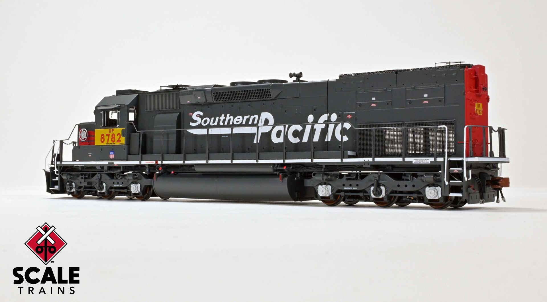 Scaletrains Rivet Counter Ho Scale EMD SD40T-2 Union Pacific/Patched/ex-SP Speed Lettering/Standard Ditch Lights #8782 DCC & Sound