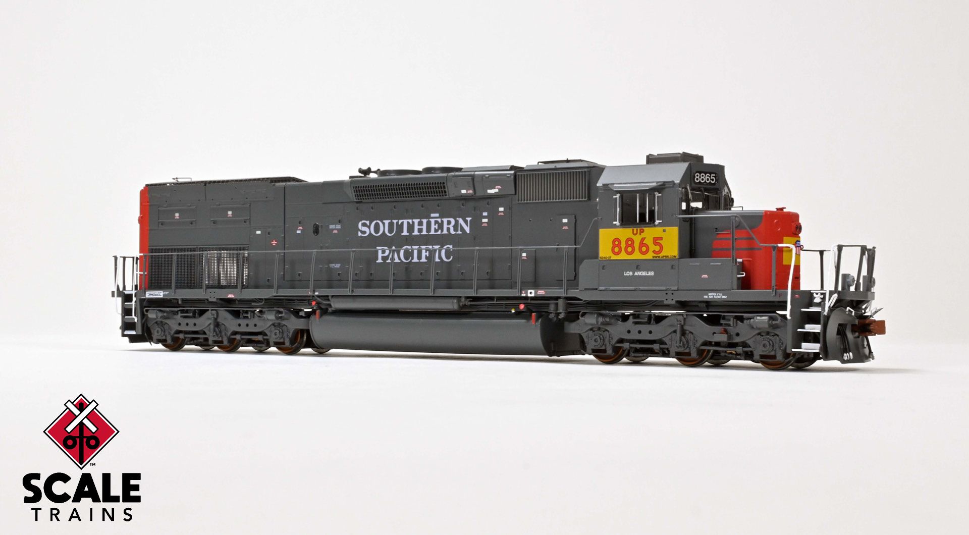 Scaletrains Rivet Counter Ho Scale EMD SD40T-2 Union Pacific/Patched/ex-SP Roman Lettering/Standard Ditch Lights #8865 DCC Ready