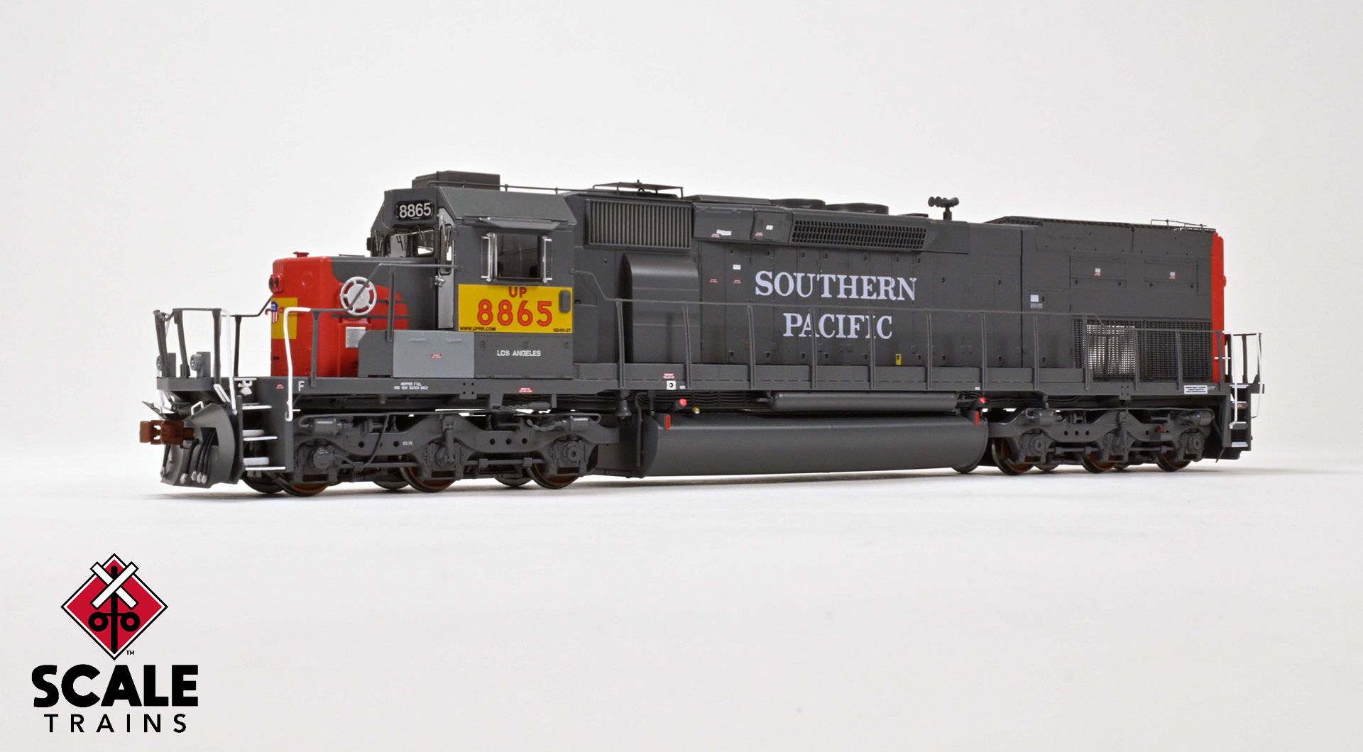 Scaletrains Rivet Counter Ho Scale EMD SD40T-2 Union Pacific/Patched/ex-SP Roman Lettering/Standard Ditch Lights #8865 DCC Ready