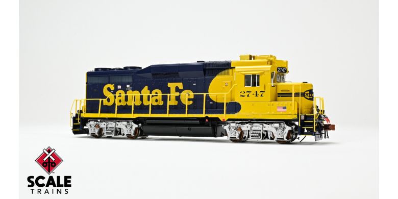 Rivet Counter HO Scale EMD GP30u, Santa Fe/Nose Headlight DCC & Sound