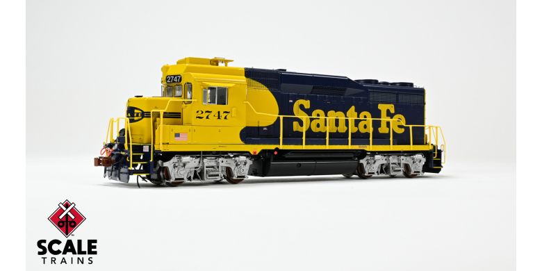 Rivet Counter HO Scale EMD GP30u, Santa Fe/Nose Headlight DCC & Sound