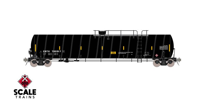 Rivet Counter HO Scale ARI 33K Gallon Spiral Jacketed Tank Car, CIT Group/As Delivered/LPG/Intermediate/CBTX *Reservation*