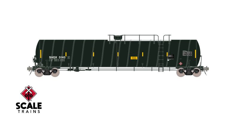 Rivet Counter HO Scale ARI 33K Gallon Spiral Jacketed Tank Car, American Railcar Industries/Repaint/LPG/Intermediate/SHQX *Reservation*