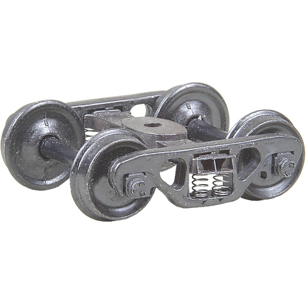 #518 HO Scale Barber® S-2 70-Ton Roller Bearing Trucks with 33" Smooth Back Wheels - Metal Fully Sprung