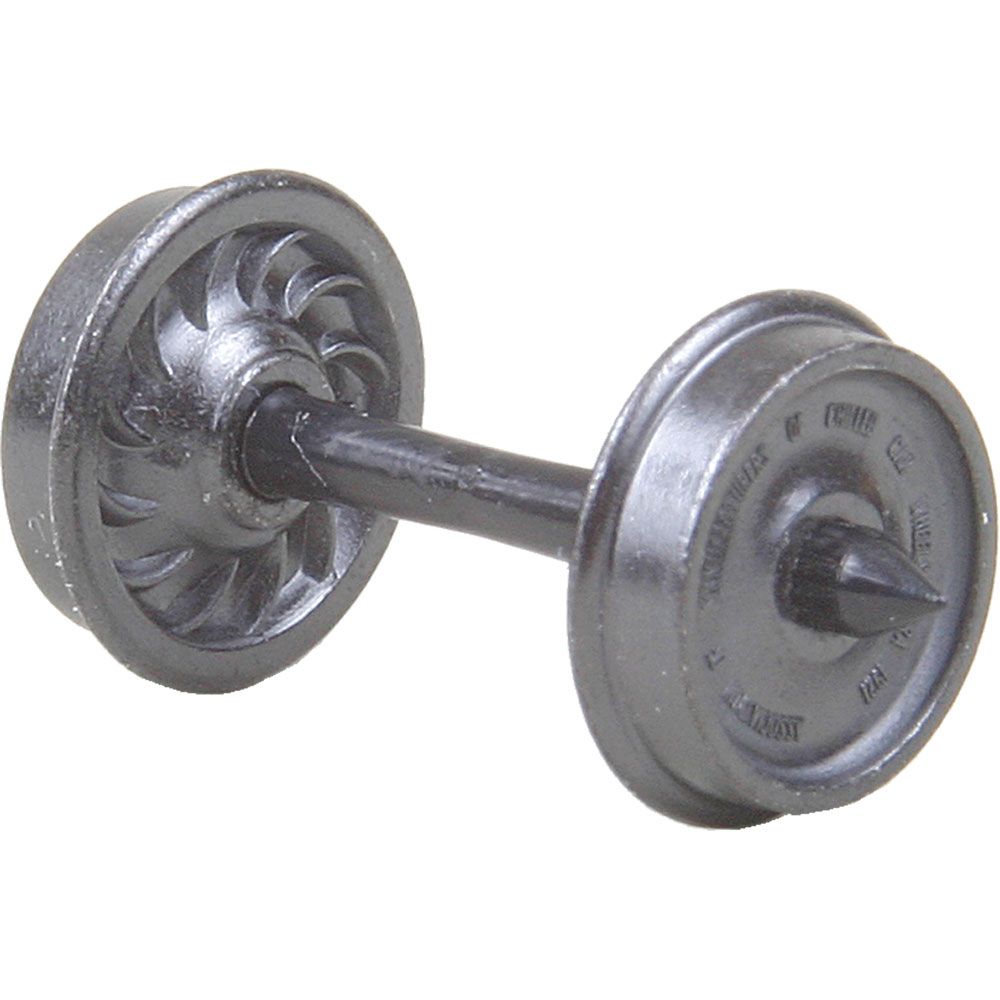 #521 HO Scale 36" Diameter Ribbed Back Metal Code 110 Wheels - Freight and Passenger