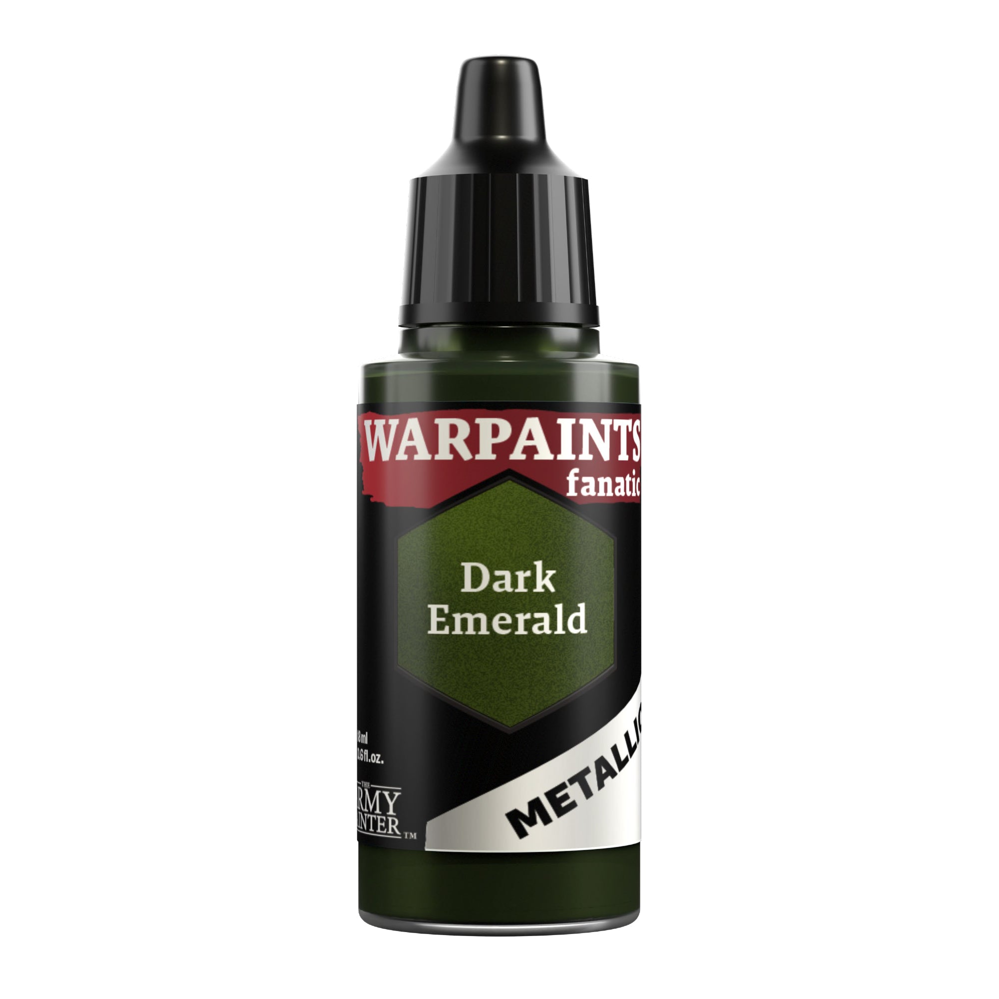 Army Painter Warpaints Fanatic Metallic, Dark Emerald