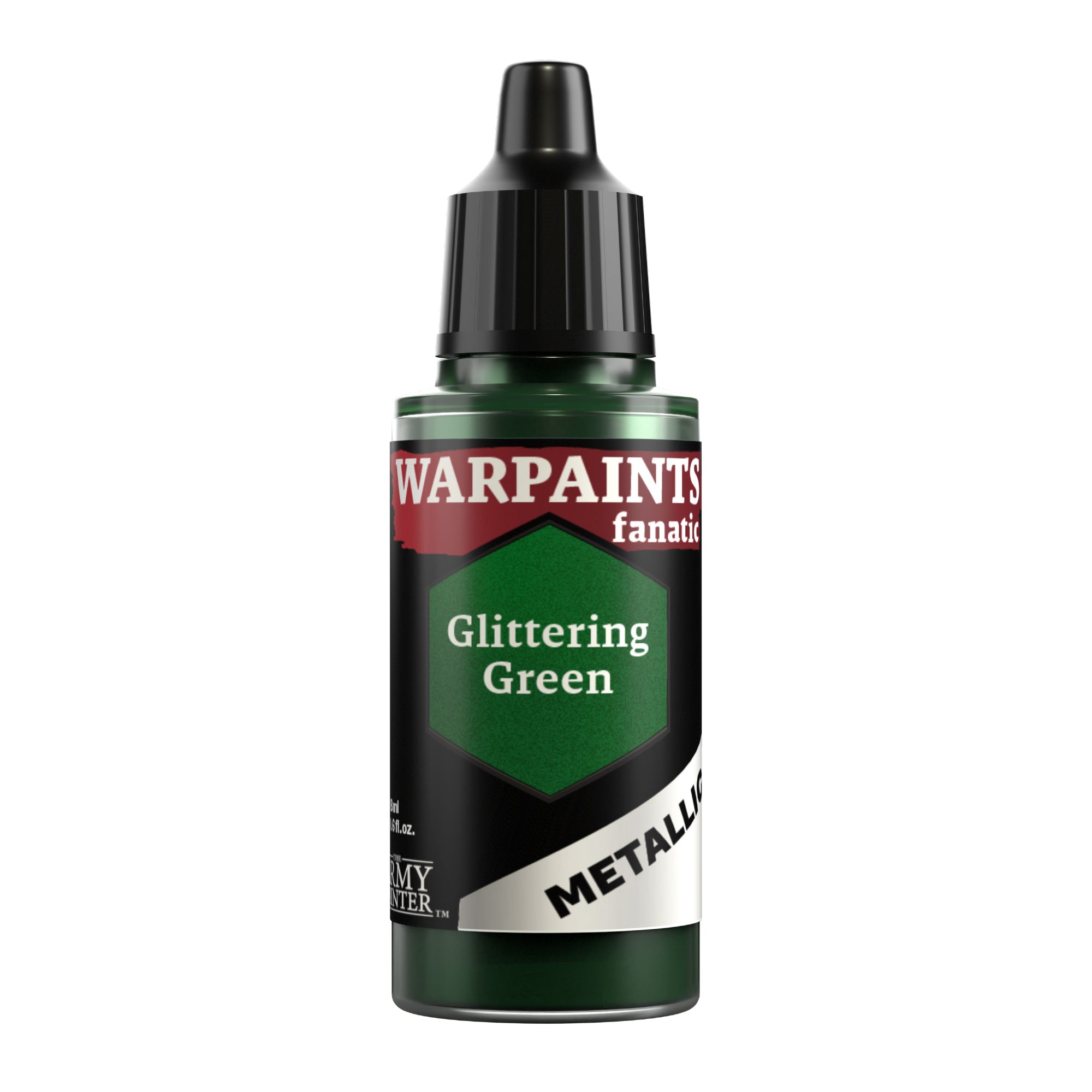 Army Painter Warpaints Fanatic Metallic, Glittering Green