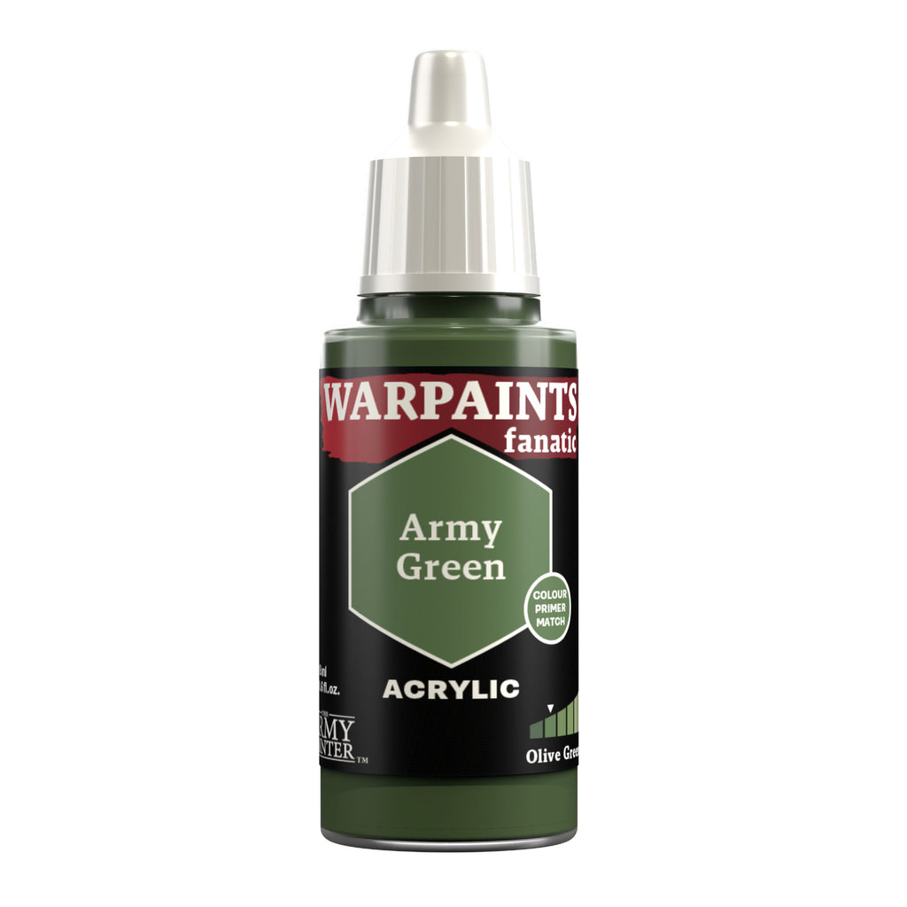 Army Painter Warpaints Fanatic Acrylic, Army Green