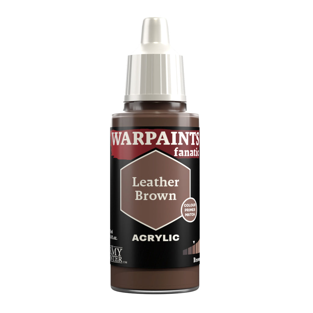 Army Painter Warpaints Fanatic Acrylic, Leather Brown