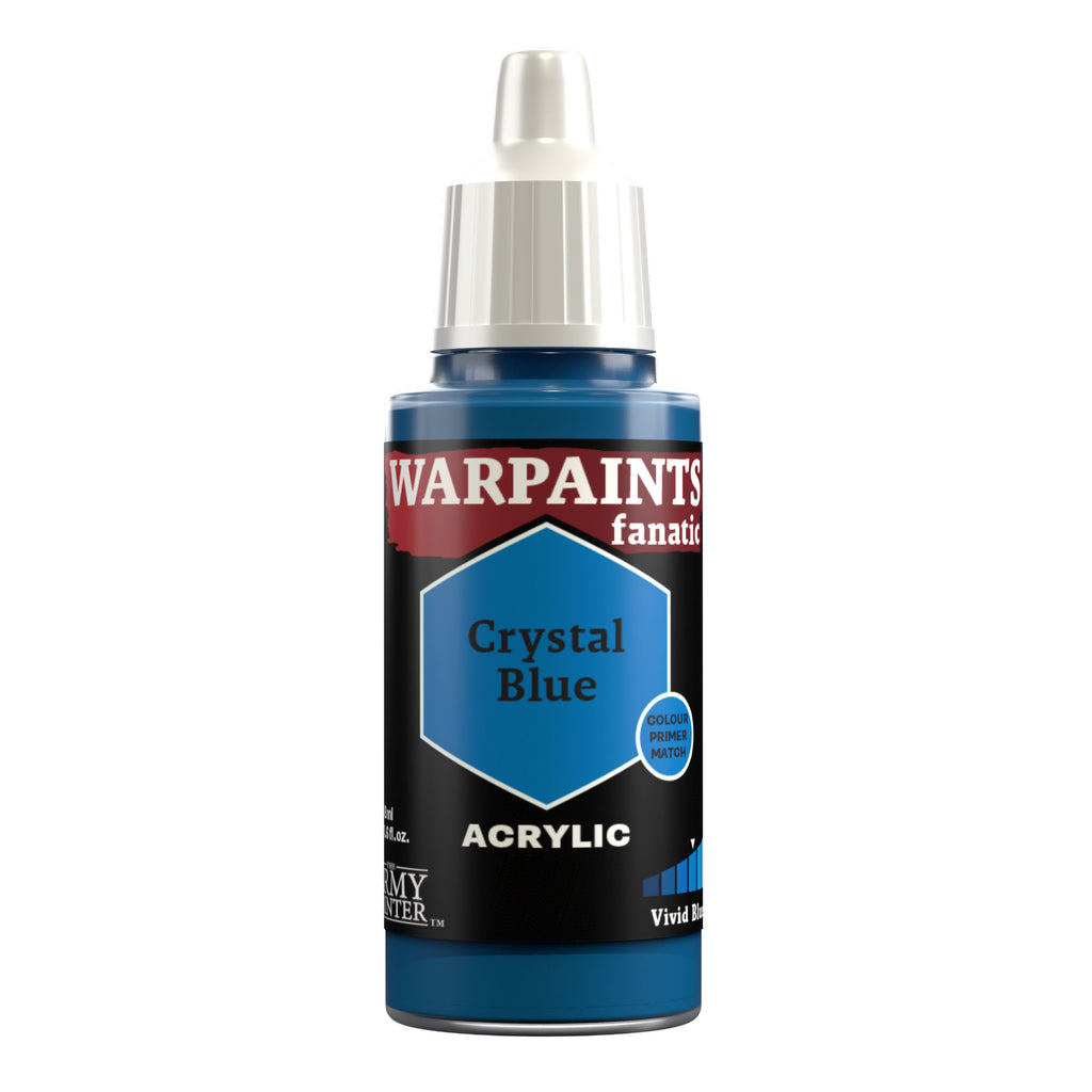 Army Painter Warpaints Fanatic Acrylic, Crystal Blue