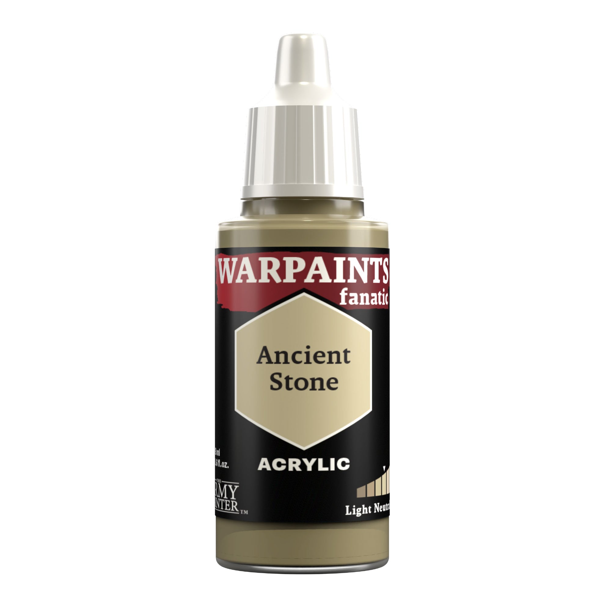 Army Painter Warpaints Fanatic Acrylic, Ancient Stone