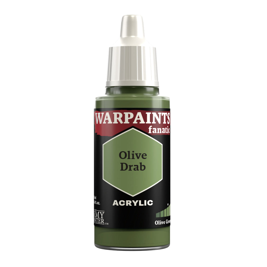 Army Painter Warpaints Fanatic Acrylic, Olive Drab
