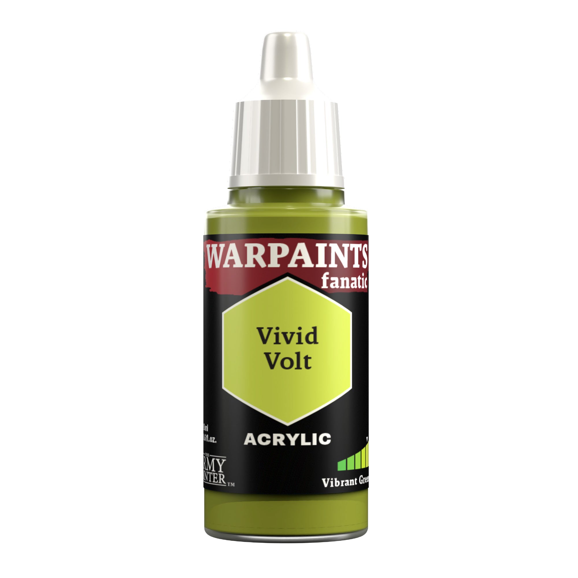 Army Painter Warpaints Fanatic Acrylic, Vivid Volt