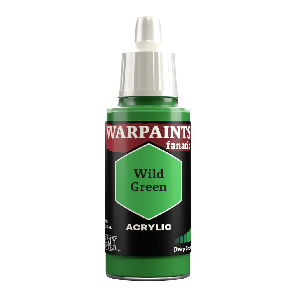 Army Painter Warpaints Fanatic Acrylic, Wild Green