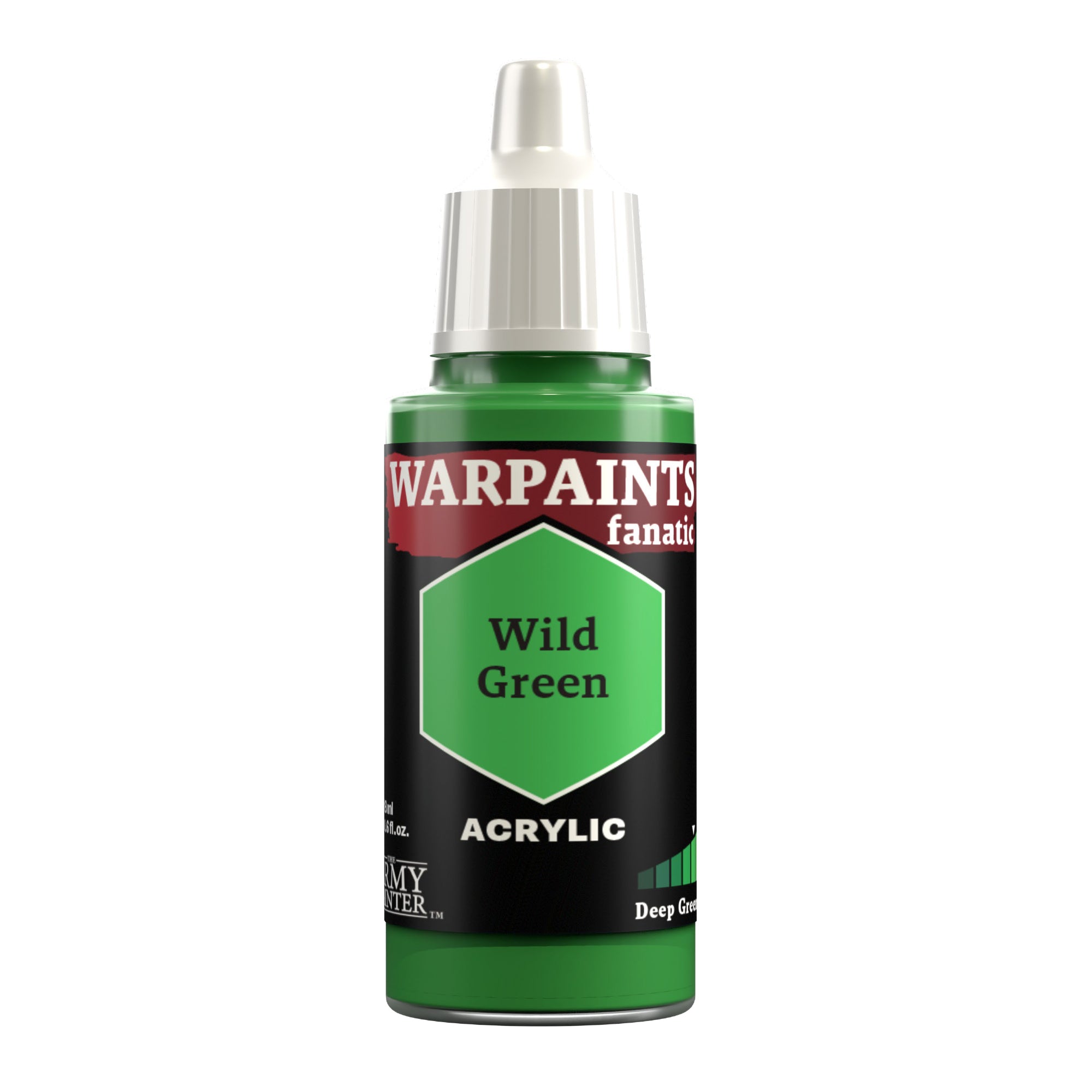 Army Painter Warpaints Fanatic Acrylic, Wild Green