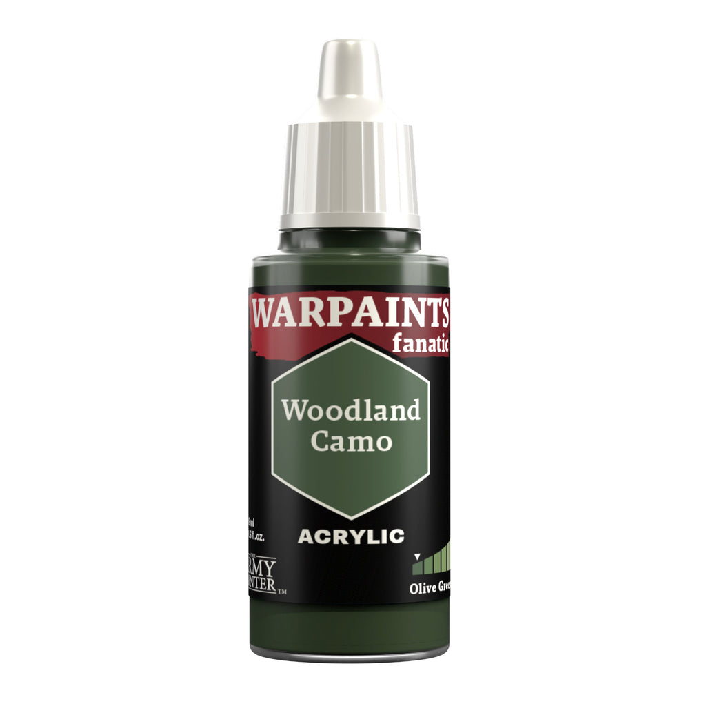 Army Painter Warpaints Fanatic Acrylic, Woodland Camo