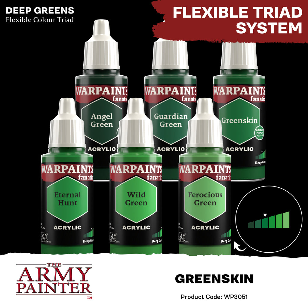 Army Painter Warpaints Fanatic Acrylic, Greenskin